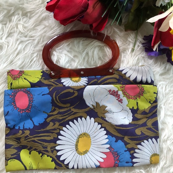 🌺UNIQUE VINTAGE clutch 🌺 - Picture 7 of 7